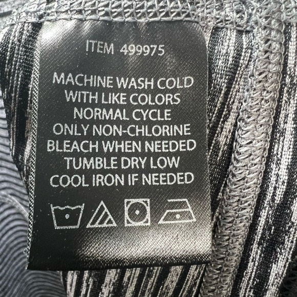 Lukka Womens Hooded Athletic Jacket Gray Black Stripe Neon Zip Thumb Holes Sz XL - Picture 14 of 15